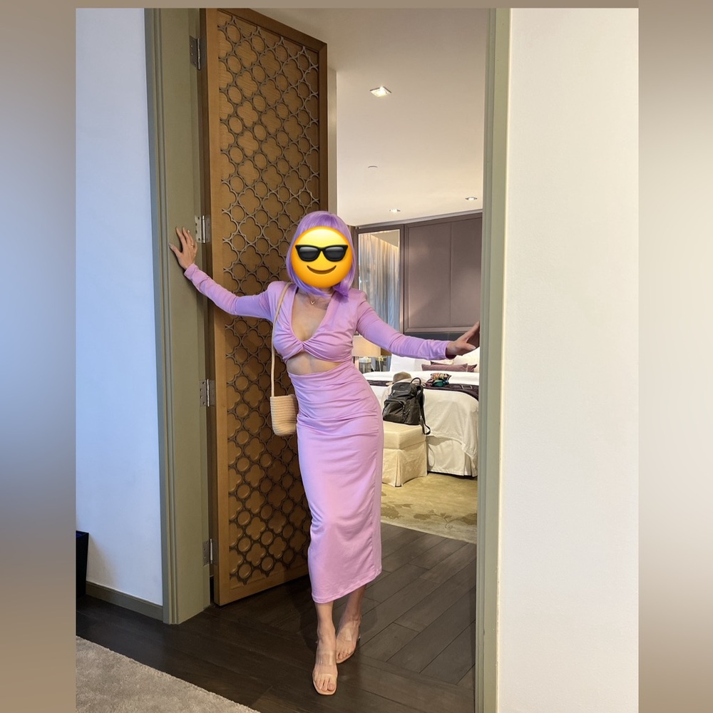 Purple CutOut Dress Size S